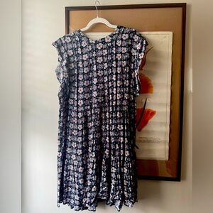 Knox Rose Navy Floral Midi Dress
